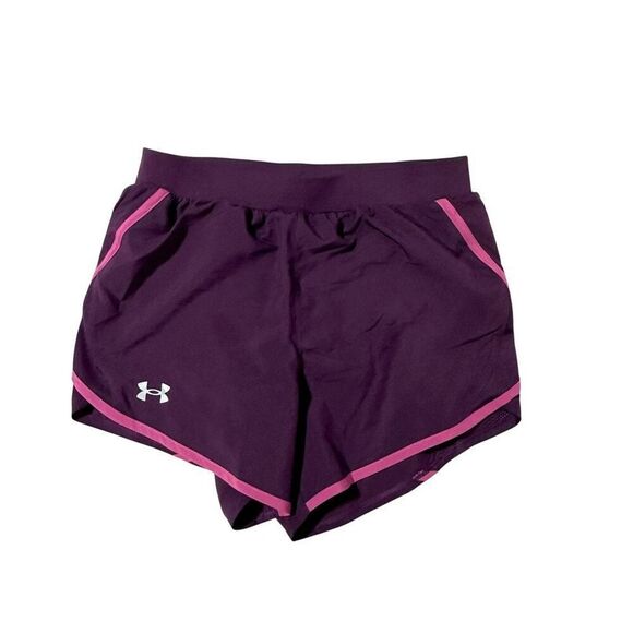 Under Armour Women's UA Fly-By 2.0 Printed Shorts Size XL - Picture 3 of 12